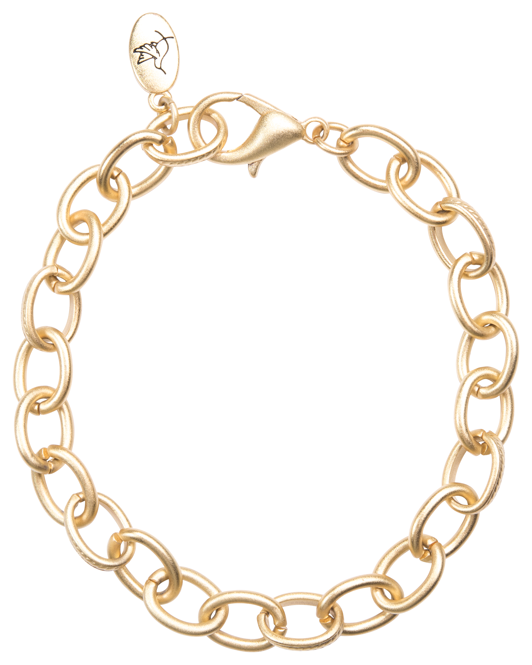 Amanda Blu Matte Gold-Tone Chain Bracelet | Bass Pro Shops